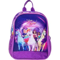 Unicorn Academy Ryggsekk - Small - Lilla/Glitter - - OneSize - Ryggsekk