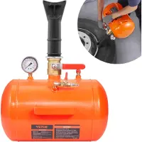 Vevor dekkperleblåser, 5 gallon/19 liter luftdekkperleblåser med trykkmåler og håndtak, 145 psi dekkperlepumpetank, 85–116 psi driftstrykk for bil, lastebil, ATV