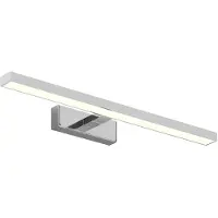 LINDBY LED-speillampe Jukka, 60 cm, krom, metall, IP44