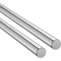 Vevor 2 stk. lineærstang, 25 mm x 1000 mm (0,98 x 39,4 tommer), SFC25 karbonstål lineærstangaksel, rustfri og høy presisjon, aksel med høy hardhet, for skjæring, sliping, fresing, boring og maskin