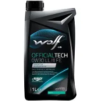 WOLF Officialtech Ll Iii Fe Sae 0w-30 Motorolje 1l