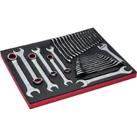 Bahco Ff1a19 3-3 Fit&go Sett Med Fastnøkler 33 Stykker