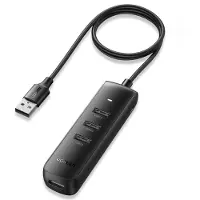 UGREEN USB HUB Adapter 4in1 CM416 USB Hub til 4x USB 1m (svart)
