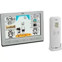 TFA Meteo Jack, Sølv, Inne hygrometer, Inne Termometer, Utendørs Barometer, Utendørs Fuktighetsmåler, Utendørs Barometer, Barometer, Hygrometer, Termometer, Barometer, Hygrometer, Termometer
