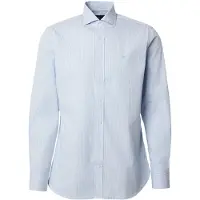 Hackett London for man. HM3010537 bengala striped shirt city fit tailored blue (S), Casual, Party, Cotton, Classic, Long sleeve