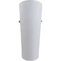 LINDBY Taras - blomstervegglampe med glasskjerm