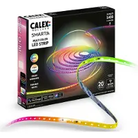 Calex Smart LED-stripe, lengde 20 m, RGB, CCT fjernkontroll