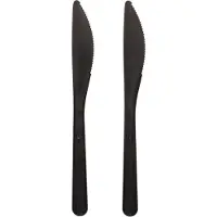 Papstar 50 gjenbrukbare plastkniver (96436)