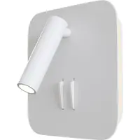 Maytoni Ios 176 LED-vegglampe, kantet, hvit
