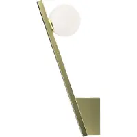 Maytoni vegglampe Kazmir, gullfarget, høyde 35 cm, metall