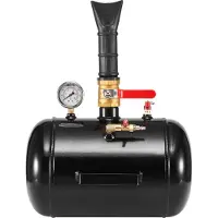 Vevor luftdekkperleblåser, 5 gallon / 18,9 l, kraftig dekkperleblåserverktøy, 87–116 psi driftstrykk, luftavtrekker for setepumpe for pickup, lastebil, ATV, jeep, varebil, plentraktor, bobil, svart