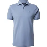 Hackett for man. HM5600148 Polo Slim Fit Logo blue (M), Casual, Cotton, Short sleeve