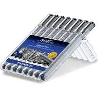 Staedtler Pigmentliner 308 ass. farver (8 stk.)