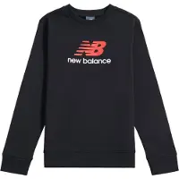 New Balance Collegegenser - Stablet Logo - Kaviar - - 12-13 år (152-158) - Collegegenser