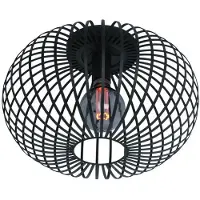 Freelight Aglio taklampe, Ø 40 cm, svart, metall