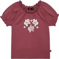 Lego Wear T-skjorte - LwtAja - Rosa m. Blomster - - 6 år (116) - T-skjorte