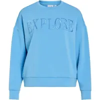 Vila Vireflect Rund Hals Langermet Sweatshirt