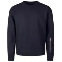 TEN C for man. 26CTCUF03010 Navy fleece pullover (L), Casual, Cotton