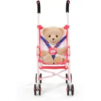 Baby Born Stroller with Bag Pink