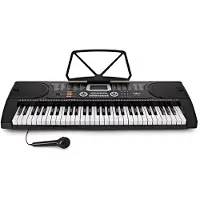 Gear4Music MK-2000 Bærbart Kyboard med 61 Tangenter fra