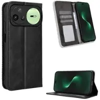 Mtp Products Huawei Nova 15 Pro/15 Ultra Retro Lommebok-deksel med Magnetisk Lukning - Svart