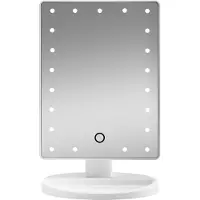 Gillian Jones Bordspeil - Firkantet - Touch/LED - Hvit - - OneSize - Speil