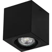 Osram downlight SQUARE, svart, 8 x 8 cm, metall, GU10