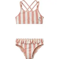Liewood Bikini - UV40+ - Belle - Coral Blush/Creme De La Creme - - 7 år (122) - Bikini