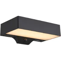 Nordlux LED-solcellelampe for utendørs bruk Monay Square svart IP44