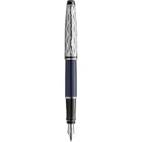 Waterman Expert, Blå, Blå, Lakk, Fin, Gaveeske, 1 stk