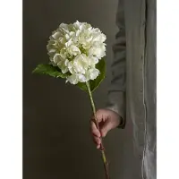 Bloomingville Hydrangea stilk hvit kunstige blomster
