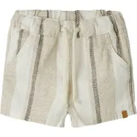 Lil´ Atelier Lil' Atelier Shorts - Loose - NbmFibert - Coconut Melk - - 74 - Shorts
