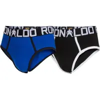 Cr7 Boxershorts - 2-pack - Boys Truser - Blå/Svart - - 7-9 år (122-134) - Boxershorts