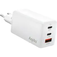 Aqiila Chargebird W3, GaN Lader, 65W PD QC (2x USB-C + USB-A)