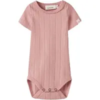 Lil´ Atelier Lil' Atelier Body k/e - Slim - NbfFalina - Misty Rose - - 56 - Kortermet body