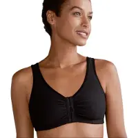 AMOENA Sort BH med frontlukking – Frances