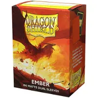 Dragon Shield Dual Matte Ember Alaric Revolution Kindler Kortbeskyttere 100 Poser