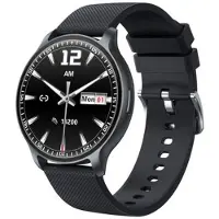 Mtp Products U23 Ultra-Slim AMOLED Unisex Smartwatch med over 100 sportsmoduser - svart
