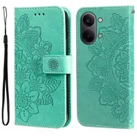 Mtp Products Xiaomi Redmi Turbo 5 Max Mandala Series Lommebok-deksel - Grønn