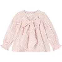 Fliink Zorro Bluse Sløyfe Chalk Pink Rutete (122 / 7 år)