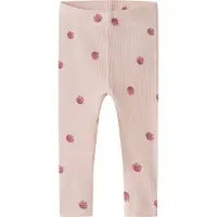 Name it Leggings - Rib - NbfFoapple - Vugge Rosa - - 1 år (80) - Leggings
