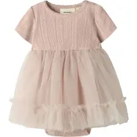 Lil´ Atelier Lil' Atelier Kjole - NbfFanella - Peach Pisk - - 1 år (80) - Kjole