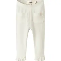Lil´ Atelier Lil' Atelier Leggings - NbfFrijo - Slim - Coconut Melk - - 68 - Leggings