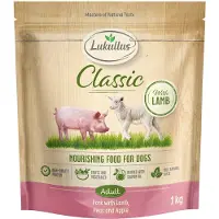 Lukullus Classic svin & lam - Sparepakke: 5 x 1 kg ny oppskrift