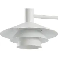 LUCANDE LED-gatelampe Montaro, 100 cm, hvit, sensor