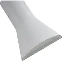 LUCANDE utendørs LED-vegglampe Zephy, opp/ned, lysegrå, IP54, CCT