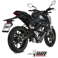 MIVV Mk3 Honda Cb 125 R 2018-20 H.076.sm3x Ikke-homologisert Komplett Eksosanlegg