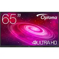 Optoma 1861RK - 86 Diagonalklasse 1-Series LED-bakgrunnsbelyst LCD-skjerm - interaktiv - med innbygd PC og pekeskjerm (multiberørings) - Android - 4K UHD (2160p) 3840 x 2160 - direktebelyst LED