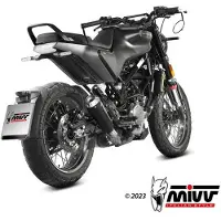 MIVV X-m1 Husqvarna Svartpilen 125 2021-23 Hu.005.lc4b Homologert Slip On Lyddemper