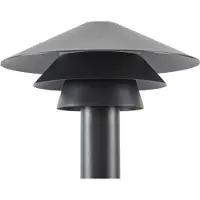 LUCANDE LED-gatelampe Montaro, 110 cm, antrasitt, IP54